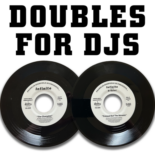Double for DJs 7" vinyl: Tricked Out The Streets/The Champion