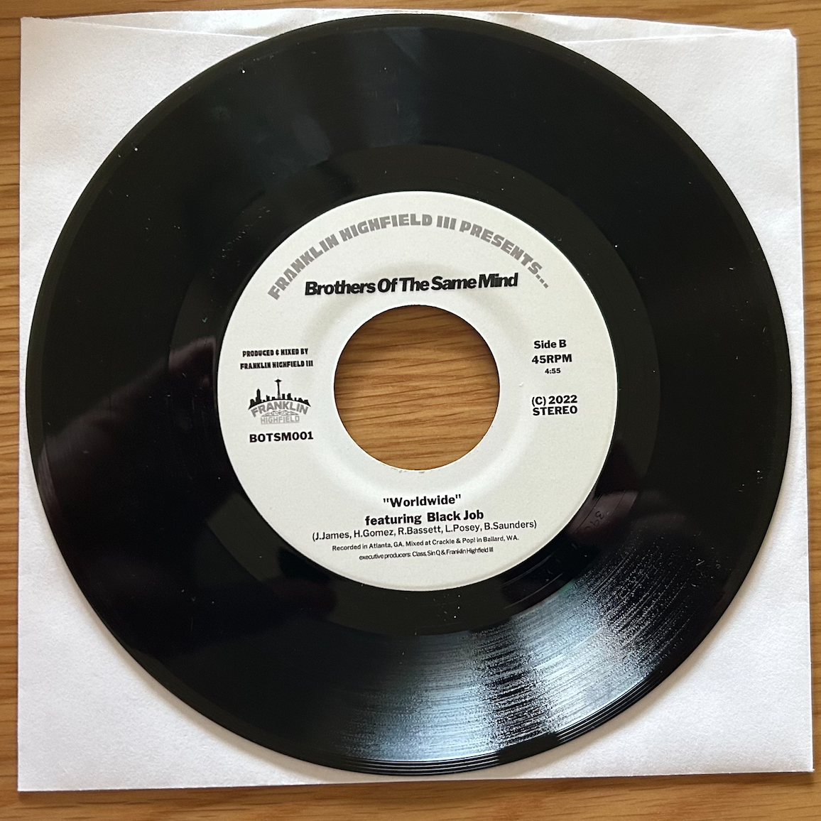 My Love B/W Worldwide LIMITED 7 inch vinyl
